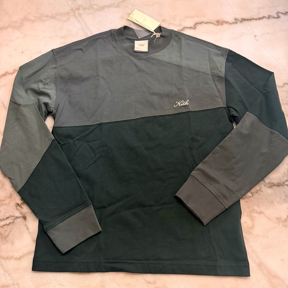 NWT Kith Women’s Patchwork Oversized Sonoma LS tee